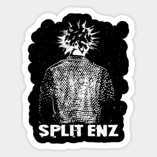 split enz punk forever Sticker